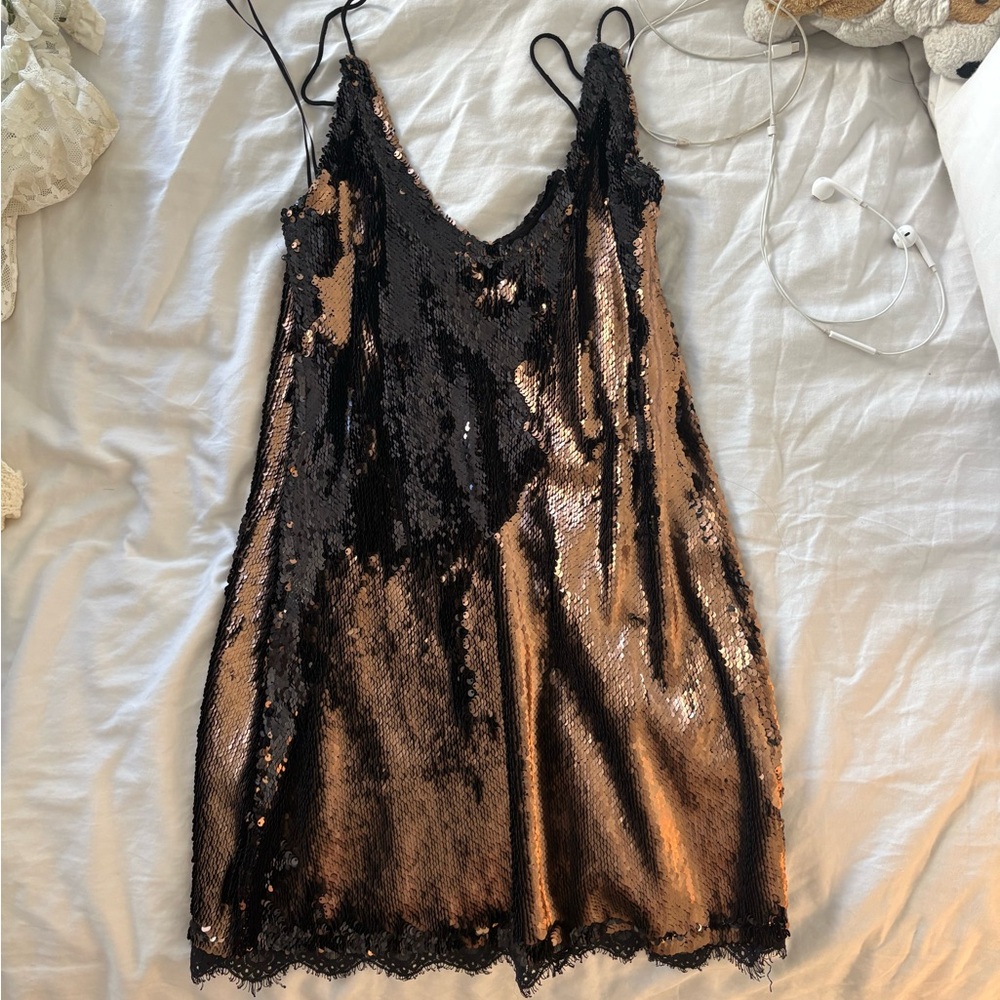 Vintage Free People Sequin dress
